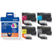 BROTHER Pack de 4 cartuchos de tinta negro, cian, magenta y amarillo LC521VAL 500 pag. cada color BROTHER Pack de 4 cartuchos de tinta negro, cian, magenta y amarillo LC521VAL 500 pag. cada color