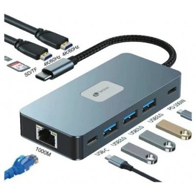 DOCKING STATION 10 PUERTOS USB-C LEOTEC (Espera 4 dias)