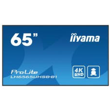 MONITOR IIYAMA 65" , UHD IPS PANEL, HAZE 1%, 800CD/M, HORIZ Y VERT, SIGNAL FAILOVER, MM 2X 10W,  HDMI 2X, DP, USB 2.0 X2, WIFI, LAN, MEDIA PLAY USB PORT, CONTROL LAN / RS232C, IISIGNAGE2 (CMS/DMS), E-SHARE, ANDROID 11 OS,  24/7 OPERATION, VESA  (400X