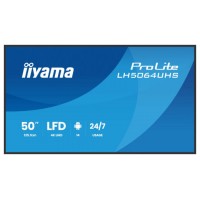 iiyama LH7564UHS-B1AG pantalla de señalización Pantalla plana para señalización digital 190,5 cm (75") Wifi 500 cd / m² 4K Ultra HD Negro Android 24/7 (Espera 4 dias)