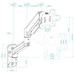 SOPORTE TOOQ LP1334TNR-B