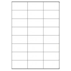 CAJA 100 HOJAS ETIQUETAS BLANCAS SIN MÁRGENES-LÁSER/INYECCIÓN DE TINTA/FOTOCOPIADORAS-70X37 MM MEGASTAR LP4MS-7037 (Espera 4 dias)