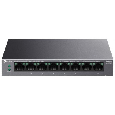 TP-Link LS108GP Switch 8xGb PoE+ 62W Desktop