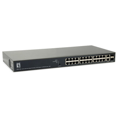 SWITCH SEMIGESTIONABLE LEVEL ONE GEP-2651 26P 24xGb SWITCH SEMIGESTIONABLE LEVEL ONE GEP-2651 26P 24xGb