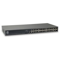 SWITCH GESTIONABLE LEVELONE L3 GEP-2682 26P 24xGb PoE