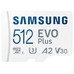 Samsung MicroSDHC EVO Plus New 512GB Clase 10 Samsung MicroSDHC EVO Plus New 512GB Clase 10