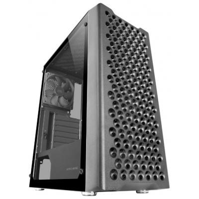 CAJA ATX SEMITORRE MARS GAMING MC-IPRO BLACK FRONTAL