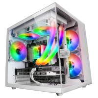 CAJA MICROATX CUBE GAMING MARS GAMING MC-VIEW WHITE