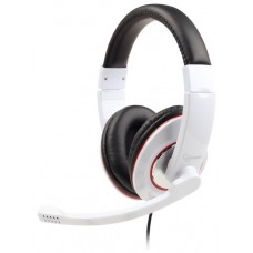 AURICULARES GEMBIRD MHS-001-GW BLANCO BRILLANTE MICROFONO ALAMBRICO 3.5MM