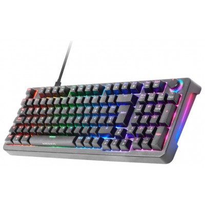 Mars Gaming Tecl. MKPROYES Silent Switch RGB Negro
