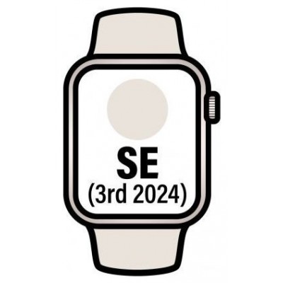 APPLE WATCH SE CAJA ALUMINIO STARLIGHT GPS+CELL 40mm CORREA DEPORTIVA STARLIGHT (Espera 4 dias)