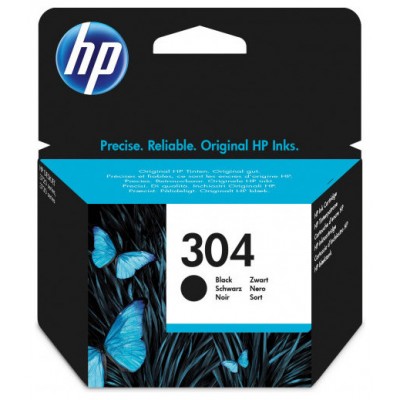 TINTA HP 304 DJ 26XX/37XX/ENVY 50XX ORI NEGRO N9K06AE