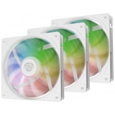 VENTILADOR GENESIS OXAL 120 ARGB BLANCO PACK 3 UDS