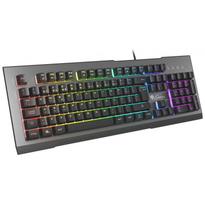 TECLADO GAMING GENESIS RHOD 500  PT USB RETROILUMINADO MECANICO ALUMINIO