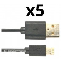 KIT 5 UNIDADES CABLE LIGHTING NORTESS IPHONE 5 6/7/8/