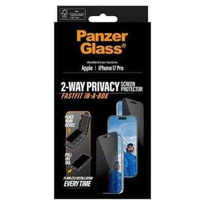 PanzerGlass Privacy Protector iPhone 17 Pro PanzerGlass Privacy Protector iPhone 17 Pro