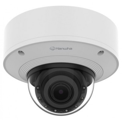 (PNV-A6081R-E1T) HANWHA CÁMARA IP SERIE P MINIDOMO ANTIVANDÁLICO 2MP 4.38-9.33MM SOLIDEDGE 2TB SSD EMBEBIDO HASTA 5 CÁMARAS ADICIONALES (GRABACIÓN/VISUALIZACIÓN) H.265/H.264/MJPEG WISESTREAM II, 120DB WDR, ICR, IR 40M (E