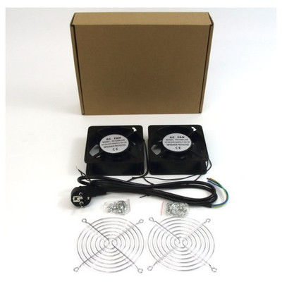 PEPEGREEN DOBLE VENTILADOR DE 12 CM PARA ARMARIO RACK PEPEGREEN DOBLE VENTILADOR DE 12 CM PARA ARMARIO RACK