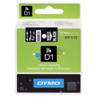 CINTA ROTULADORA D1 19MMX7M BLANCO/NEGRO DYMO S0720910 (Espera 4 dias)