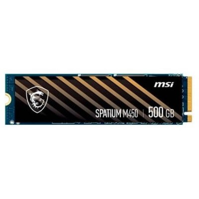 MSI SSD Spatium M450 500Gb PCIe 4.0 NVMe 3000 Mb-s