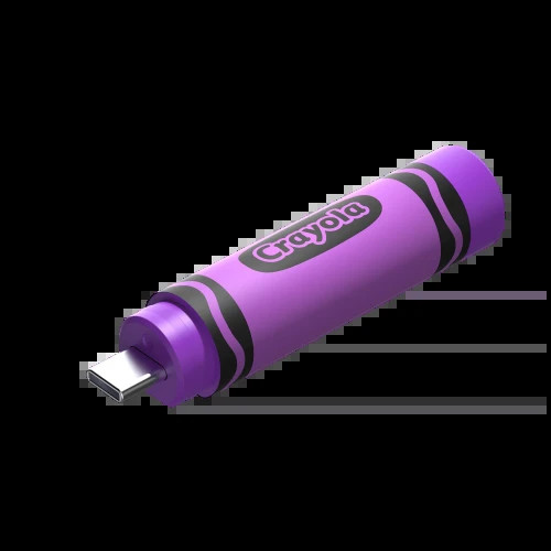 SANDISK CRAYOLA USB-C FLASH DRIVE, 128 GB, - VIVID VIOLET (PURPLE) (Espera 4 dias)