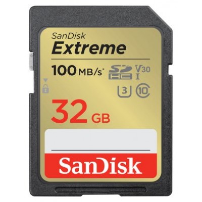 SanDisk Extreme SD UHS-I Card 32 GB Clase 1 (Espera 4 dias)
