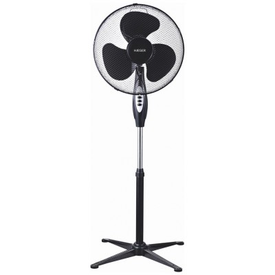 VENTILADOR DE PIE CROSS WIND NEGRO HAEGER (Espera 4 dias)