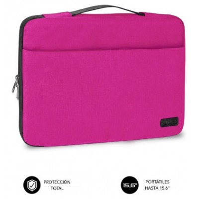 FUNDA PORTATIL SUBBLIM ELEGANT LAPTOP SLEEVE 15,6" PINK