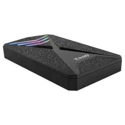 CAJA HDD TOOQ GAMING TQE-2550RGB 2.5"" SATA (Espera 4 dias)
