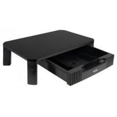 SOPORTE ELEVADOR PARA PORTATIL/MONITOR CON CAJON NEGRO TOOQ (Espera 4 dias)