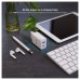 CARGADOR PARED/VIAJE GaN USB-C/PD + USB-A/QC 45W BLANCO TOOQ (Espera 4 dias)