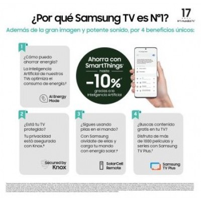 TELEVISOR 75" SAMSUNG TU75CU8075U CRYSTAL 4K UHD