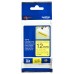BROTHER Cinta laminada Amarillo / negro (Superadhesiva) 12mm