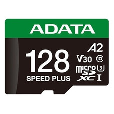 ADATA Speed Plus microSDXC UHS-I 128GB U3 V30 A2 ADATA Speed Plus microSDXC UHS-I 128GB U3 V30 A2