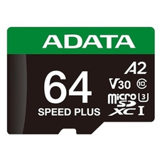 ADATA Speed Plus microSDXC UHS-I 64GB U3 V30 A2 ADATA Speed Plus microSDXC UHS-I 64GB U3 V30 A2