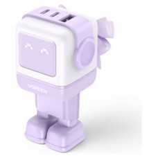 Ugreen Nexode RG 65W 3-Port GaN Ordenador portátil, Teléfono móvil, Ratón, Portátil, Batería portátil, Teléfono Rosa Corriente alterna Carga rápida Interior (Espera 4 dias)