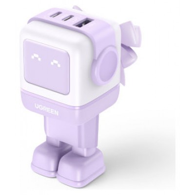 Ugreen Nexode RG 65W 3-Port GaN Ordenador portátil, Teléfono móvil, Ratón, Portátil, Batería portátil, Teléfono Rosa Corriente alterna Carga rápida Interior (Espera 4 dias)