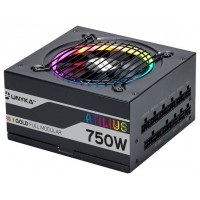 FUENTE GAMING ATILIUS RGB 750W-BLACK-92% EFICIENCIA