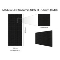 UNILUMIN MODULE 150X337.5 FOR CABINET ULW III 1.5 LED SDM 3IN1 SIZE: 600X337.5 MM BRIGHTNESS: 600 NITS REFRESH RATE 3840HZ MAINTENANCE FRONT (AUN2E4868) (Espera 4 dias) UNILUMIN MODULE 150X337.5 FOR CABINET ULW III 1.5 LED SDM 3IN1 SIZE: 600X337.5 MM BRIGHTNESS: 600 NITS REFRESH RATE 3840HZ MAINTENANCE FRONT (AUN2E4868) (Espera 4 dias)
