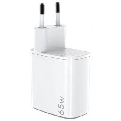 Celly Cargador Gan 1Usb 2Usb-C 65w WH