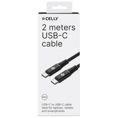 Celly Cable Usb-c a Usb-c 100W