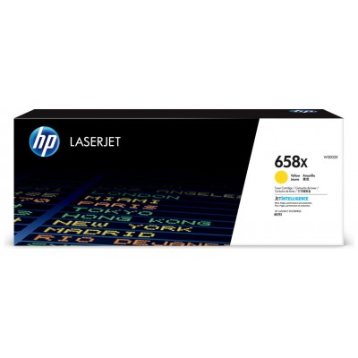 HP Cartucho de tóner Original LaserJet 658X amarillo de alta capacidad (Espera 4 dias)