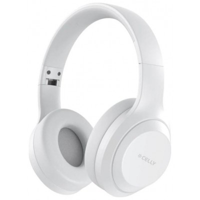 Celly Auricular Diadema Inalámbrico WAVEBEAT Blanc