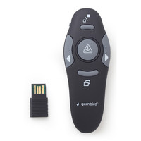 GEMBIRD Presentador inal&aacute;mbrico l&aacute;ser adapt USB