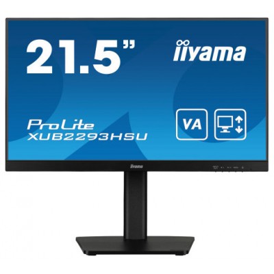 IIYAMA MONITOR IPS DE 21.5’’ SIN BORDES DE 3 LADOS Y CON CONCENTRADOR USB, FRECUENCIA DE ACTUALIZACIÓN DE 100HZ Y CON SOPORTE AJUSTABLE EN ALTURA (Espera 4 dias)