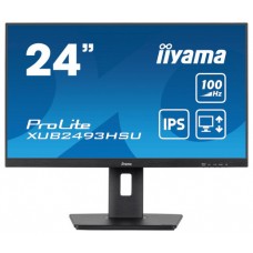 MONITOR IIYAMA 24" PROLITE XUB2493HSU-B6, IPS, 100HZ, 1MS, USB, HDMI, DISPLAYPORT, ALT 2x2W, ALTU, GIRO, INCLI, PIVOT (Espera 4 dias)